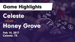 Celeste  vs Honey Grove  Game Highlights - Feb 14, 2017