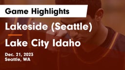 Lakeside  (Seattle) vs Lake City Idaho Game Highlights - Dec. 21, 2023