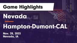 Nevada  vs Hampton-Dumont-CAL Game Highlights - Nov. 28, 2023