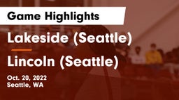 Lakeside  (Seattle) vs Lincoln  (Seattle) Game Highlights - Oct. 20, 2022