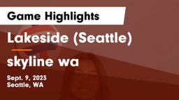 Lakeside  (Seattle) vs skyline  wa Game Highlights - Sept. 9, 2023