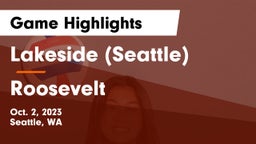Lakeside  (Seattle) vs Roosevelt  Game Highlights - Oct. 2, 2023