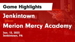 Jenkintown  vs Merion Mercy Academy Game Highlights - Jan. 13, 2023
