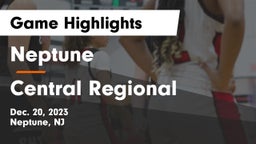 Neptune  vs Central Regional  Game Highlights - Dec. 20, 2023