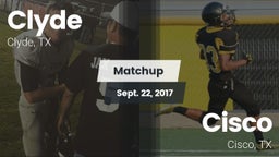 Matchup: Clyde  vs. Cisco  2017