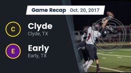 Recap: Clyde  vs. Early  2017