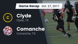 Recap: Clyde  vs. Comanche  2017