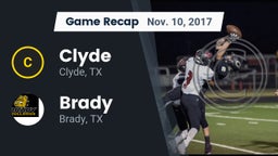 Recap: Clyde  vs. Brady  2017