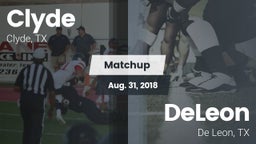 Matchup: Clyde  vs. DeLeon  2018