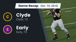 Recap: Clyde  vs. Early  2018