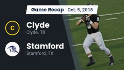 Recap: Clyde  vs. Stamford  2018