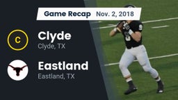 Recap: Clyde  vs. Eastland  2018