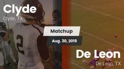 Matchup: Clyde  vs. De Leon  2019