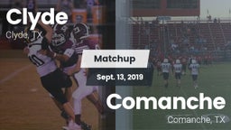 Matchup: Clyde  vs. Comanche  2019