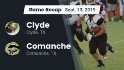 Recap: Clyde  vs. Comanche  2019