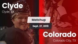 Matchup: Clyde  vs. Colorado  2019