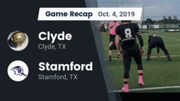 Recap: Clyde  vs. Stamford  2019