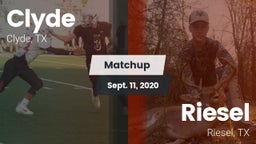 Matchup: Clyde  vs. Riesel  2020