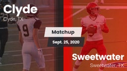 Matchup: Clyde  vs. Sweetwater  2020