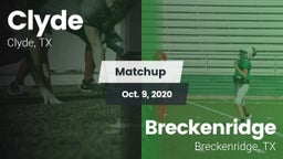 Matchup: Clyde  vs. Breckenridge  2020