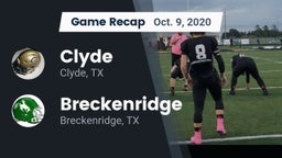 Recap: Clyde  vs. Breckenridge  2020