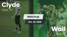 Matchup: Clyde  vs. Wall  2020