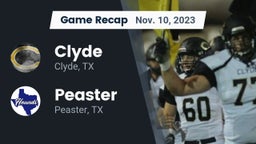 Recap: Clyde  vs. Peaster  2023