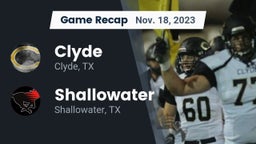 Recap: Clyde  vs. Shallowater  2023