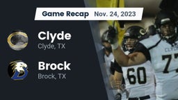 Recap: Clyde  vs. Brock  2023