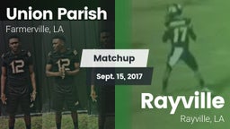 Matchup: Union Parish High vs. Rayville  2017