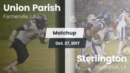 Matchup: Union Parish High vs. Sterlington  2017