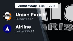 Recap: Union Parish  vs. Airline  2017