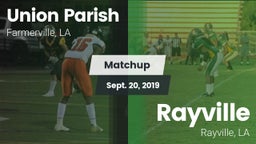 Matchup: Union Parish High vs. Rayville  2019