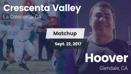 Matchup: Crescenta Valley vs. Hoover  2017