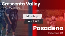 Matchup: Crescenta Valley vs. Pasadena  2017