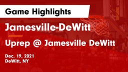 Jamesville-DeWitt  vs Uprep @ Jamesville DeWitt Game Highlights - Dec. 19, 2021