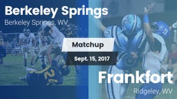Matchup: Berkeley Springs vs. Frankfort  2017