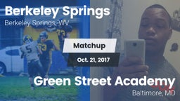 Matchup: Berkeley Springs vs. Green Street Academy  2017