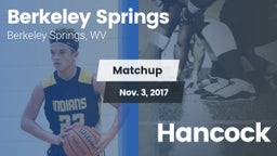 Matchup: Berkeley Springs vs. Hancock 2017