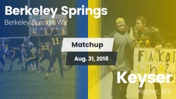 Matchup: Berkeley Springs vs. Keyser  2018