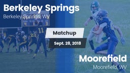 Matchup: Berkeley Springs vs. Moorefield  2018
