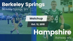 Matchup: Berkeley Springs vs. Hampshire  2018