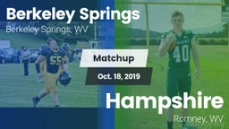 Matchup: Berkeley Springs vs. Hampshire  2019