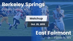 Matchup: Berkeley Springs vs. East Fairmont  2019