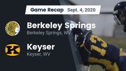 Recap: Berkeley Springs  vs. Keyser  2020