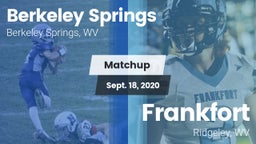 Matchup: Berkeley Springs vs. Frankfort  2019