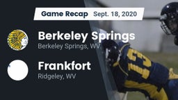 Recap: Berkeley Springs  vs. Frankfort  2020