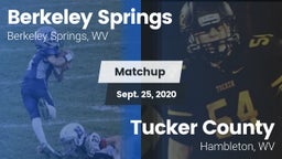 Matchup: Berkeley Springs vs. Tucker County  2020