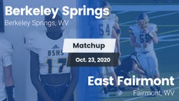 Matchup: Berkeley Springs vs. East Fairmont  2019