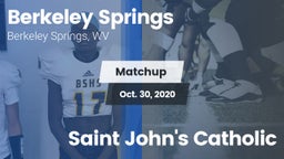 Matchup: Berkeley Springs vs. Saint John's Catholic 2019